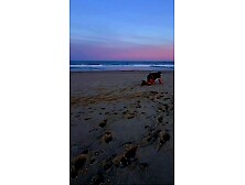 Shawna The Maid Playing On The Beach Like The Bitc