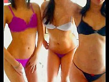 3 Beautiful Girls On Webcam Part1