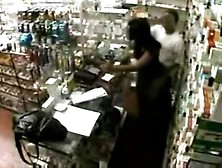 Couple caught fucking on the store’s securoty ca