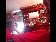 Lady watches man explode