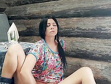 Fisting and squirting from a lonely village girl.