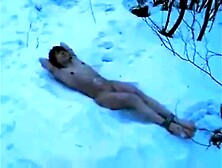 Russian Girl Tied In Snow 2