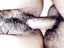 My husband fucking my hairy pussy with his small dick