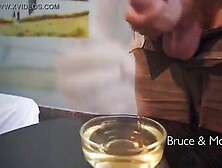 Bruce And Morgan Drinking Pee And Cum