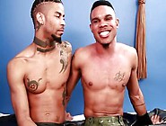 Gay Black Homo Hunk Drilling Tight Ass