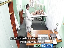 Fakehospital Blond Patient Wishes Hard Sex From Her Doctor