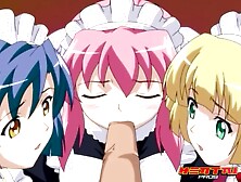 Asian Cartoon Pros - Goddesses Fauna & Jordh Purify Kosuke Kawakami by Fucking the Evil Jizz out of him