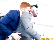 Hardcore Take Turn Ass Drilling By Redhead Leander And Sexy Johnny Viper