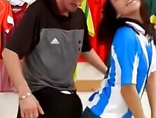 JUDGMENT DAY Blonde Star Athlete Faced With Harsh Punishment Trainer Demands Intense Pleasure!