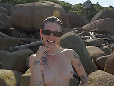 Adventurous Journey To A Nude Beach In Brazil - Wild Outdoor Sex - Sammmnextdoor Rendezvous Night #30