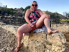 Public Masturbation and Squirting - Real Orgasms b