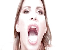 Premiumbukkake - Leidy De Leon Swallowing Copious Amount Of Ejaculation