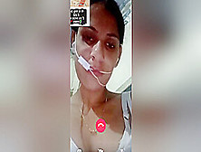 Today Exclusive- Sexy Bihari Girl Showing Her Boobs On Video Call Part 6