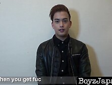 Boyzjapan. Com - Gay Japanese Student Interviewed And Jerks Off Till Cumshot