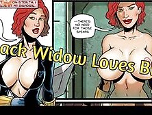 Let's Read Black Widow The BBC Slut - Parody Porn Comic