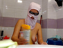 Sexy inexperienced wife shaves her bushy pussy for some fun