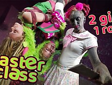 Shibari master class - Rigger Lily lu suspend two rope bunnys at the same time - Anuskatzz dreadlocks