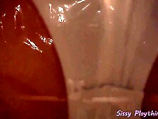 Cute Masked White Bunny Sissy Facesitting POV