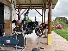 I Entice My Brother-in-law (my Sister's Boyfriend) to Educate Me how to Drive a...