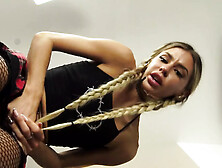 Shirleys Giantess Fishnet Stomping Feet!