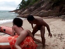 Beautiful and hot brunette with a big tail moaning and cumming,  giving her pussy and very tasty spit: Porn