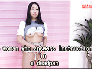 The woman who answers instructions in a deadpan - Fetish Japanese Video