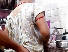 Hot Sexy Kitu Bhabhi Was Left In The Kitchen By Her Lover.