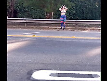 I found a prostitute on the corner, I asked her to give me a oral sex, she wanted 100$ and I asked for a discount, she only blow