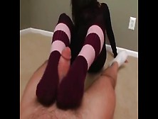 The hottest homemade POV foot fetish sockjob compilation ever