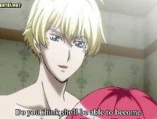 Anime slut gets asshole jizzed