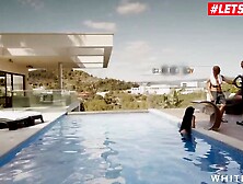 WHITEBOXXX - (Julia De Lucia,  Stacy Cruz,  Christian Clay) - two Long Boobies Babes Seduce Their Instructor For A Bombshell 3-Way