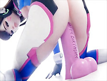 D. Va Riding Her Birth-Day Dildo