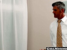 GirlMormons. com - Mormon teen's obedience to elder's blow and ride commands