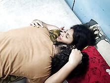 Nighty boobs suck romance of indian couples