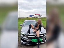 Public solo on the car (DJ Pragmatica)