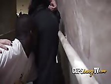 White Cops Lick Black Guy Cock Fucking