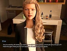 Corporate Culture: Sexy Blonde Girl With Big Boobs In My Home-Ep 16 (Visual Novel )