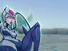 Cold Banged By Monsters - Evelynn's 2D Dp Gangbang