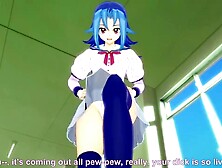 SELF PERSPECTIVE Feet Cartoon Rio Kastle aka Rio Kamishiro from Yu-Gi-Oh! ZeXal