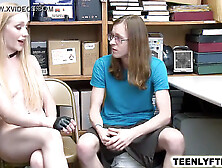 Cop bangs teenage thief in front of her boyfriend