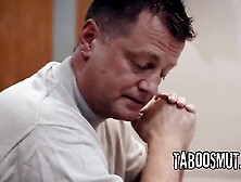 Preggo Teen Drilled By Boyfriend's Stepdad