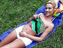 Hot Czech Babe Gets Pounded In The Park