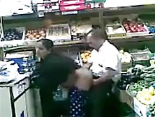 Grocer Bangs His Pakistani Wife From Behind In The Store