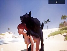 Wild Life Rawn & Serenia / Werewolf Fucks Red Blowjob Point Of