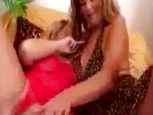 Busty blonde mature lesbians dildo shaved pussy