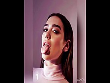 Dua Lipa Try To Not Jizz With Metronome Challenge