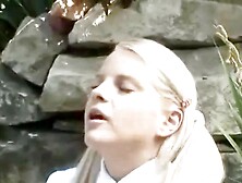 Schoolgirl Young Kimmy fondling her gash