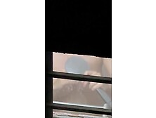 Spying Neighbor's Bathroom Window Shower Voyeur 2