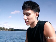 Str8 Blue Balls Gone Homosexual On Blue Waters - Girl Elias,  Marcus McNeil