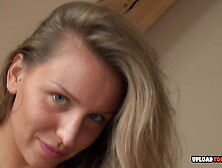 Brunette chick shows off and masturbates a bit